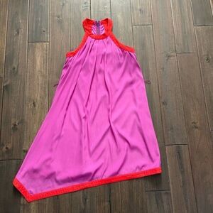 Bedo Femme Light Purple and Orange Flowy Dress S